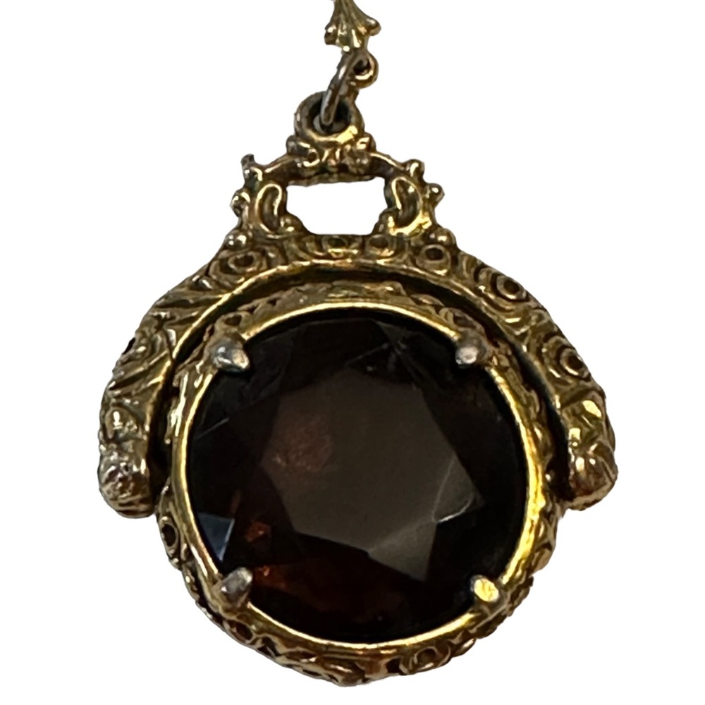 Vintage Gold Tone Reversible Necklace